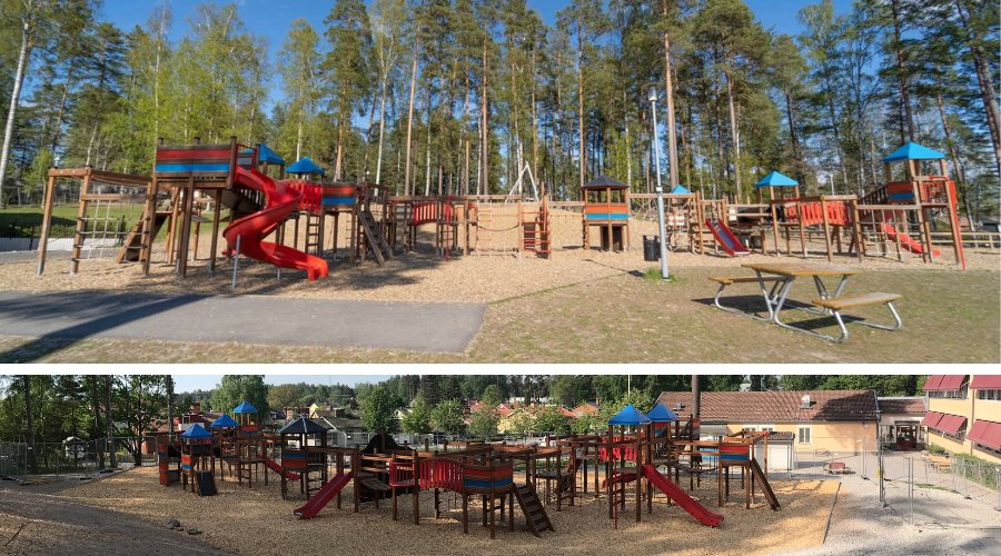 Gigantic fából készült játszótér Lars Laj által