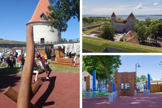 Lars Laj játszótér Kuressaare vár Lars Laj játszótér Kuressaare vár