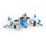Winter Citadel castle with slide, steel structure