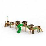 Forest Village castle with slide