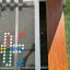 HPL Bench Chess and ludo game kültéri játékpad fa mintázattal és játéktáblával.