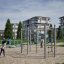Chimpanzee metal playset kültéri játszótéri mászóka gyerekeknek modern lakóparkban
