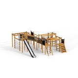 Space Station Nature castle with slide