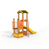 Dixie playhouse with slide