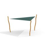 Sun Shade Triangle 5x5x5 Nature (Robinia)